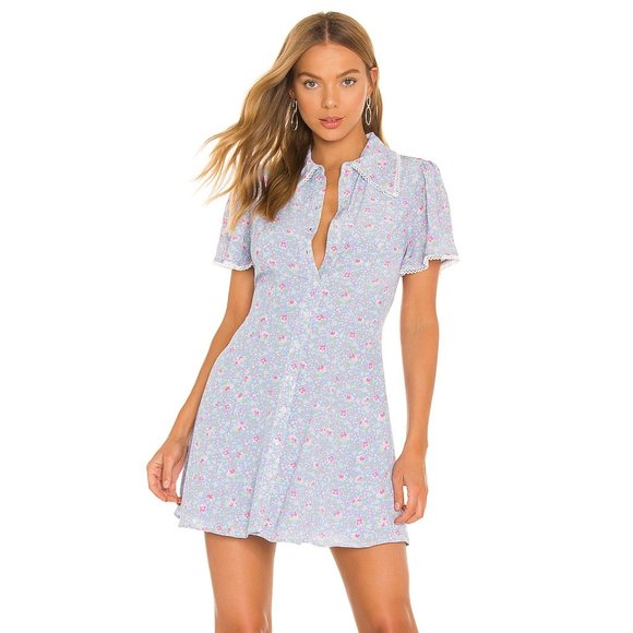 MAJORELLE Dresses & Skirts - Majorelle Darby Dress in Blue Meadow